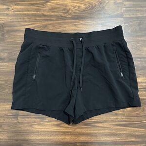 Stylus Shorts Quick-Dri Stretch Elastic Waist Black Women's Adult Size XXL